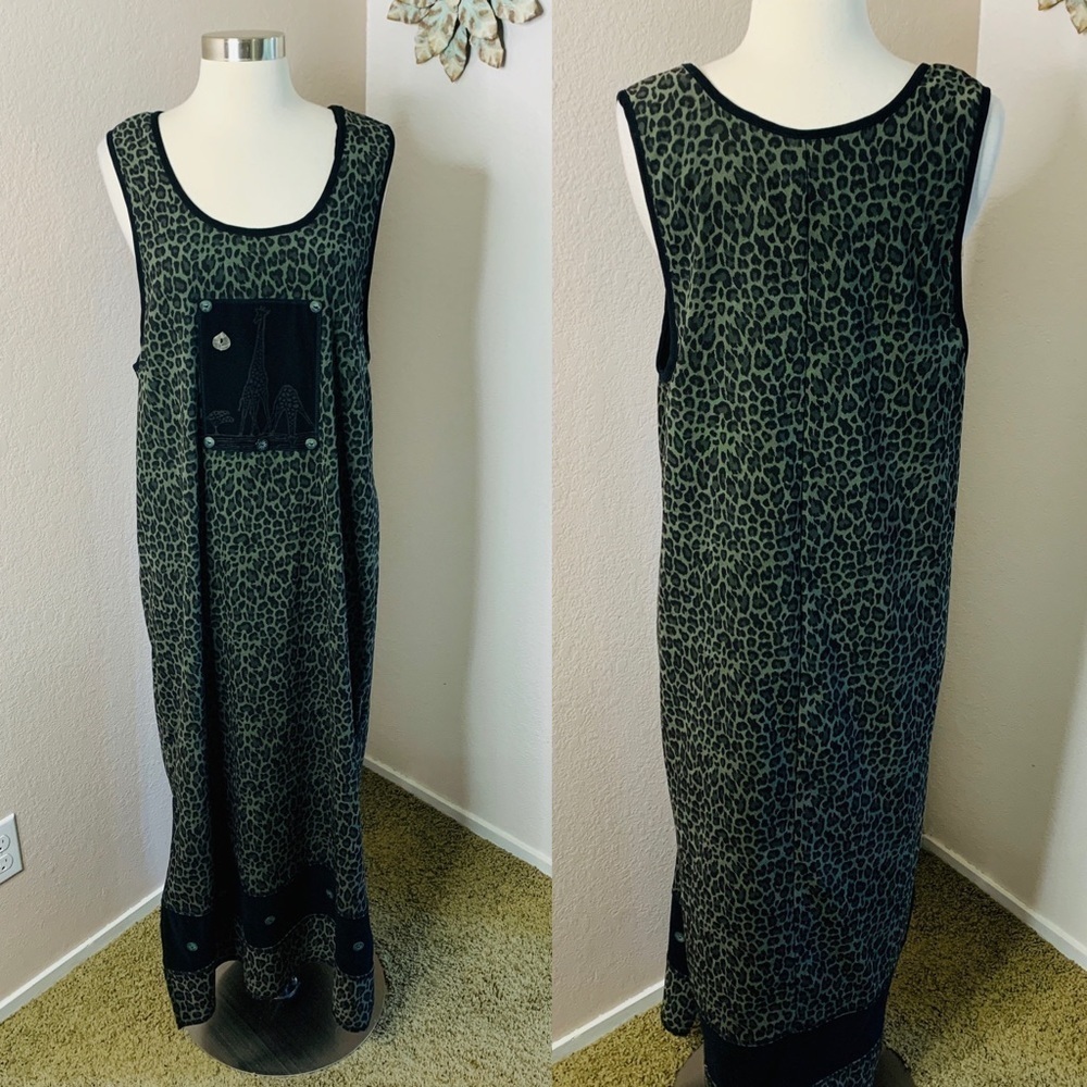 Nina Piccalino Vintage Animal Print Giraffe Print